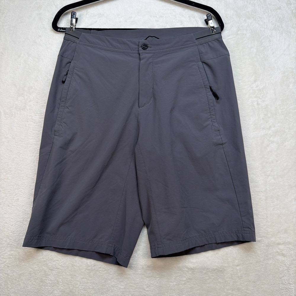 Adidas Hiking Shorts Mens 31 Gray Lightweight Outdoor Trail Terrex Stretch